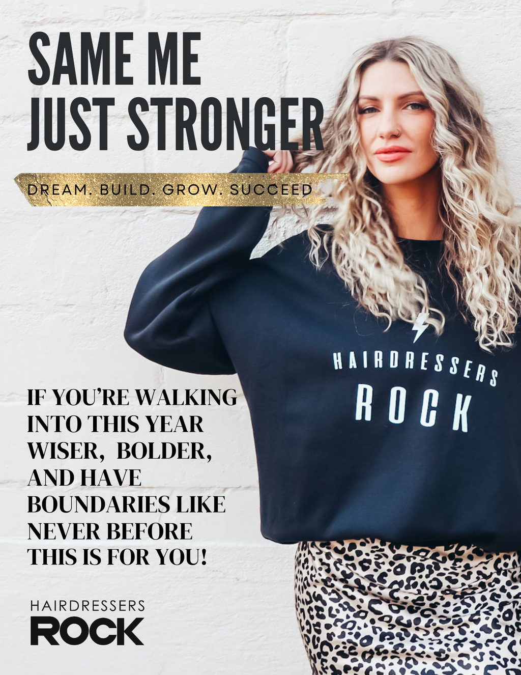 Same Me Just Stronger Workbook Hairdressers Rock